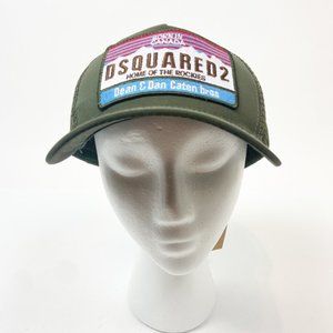 NWT Dsquared2 Green Adjustable Hat